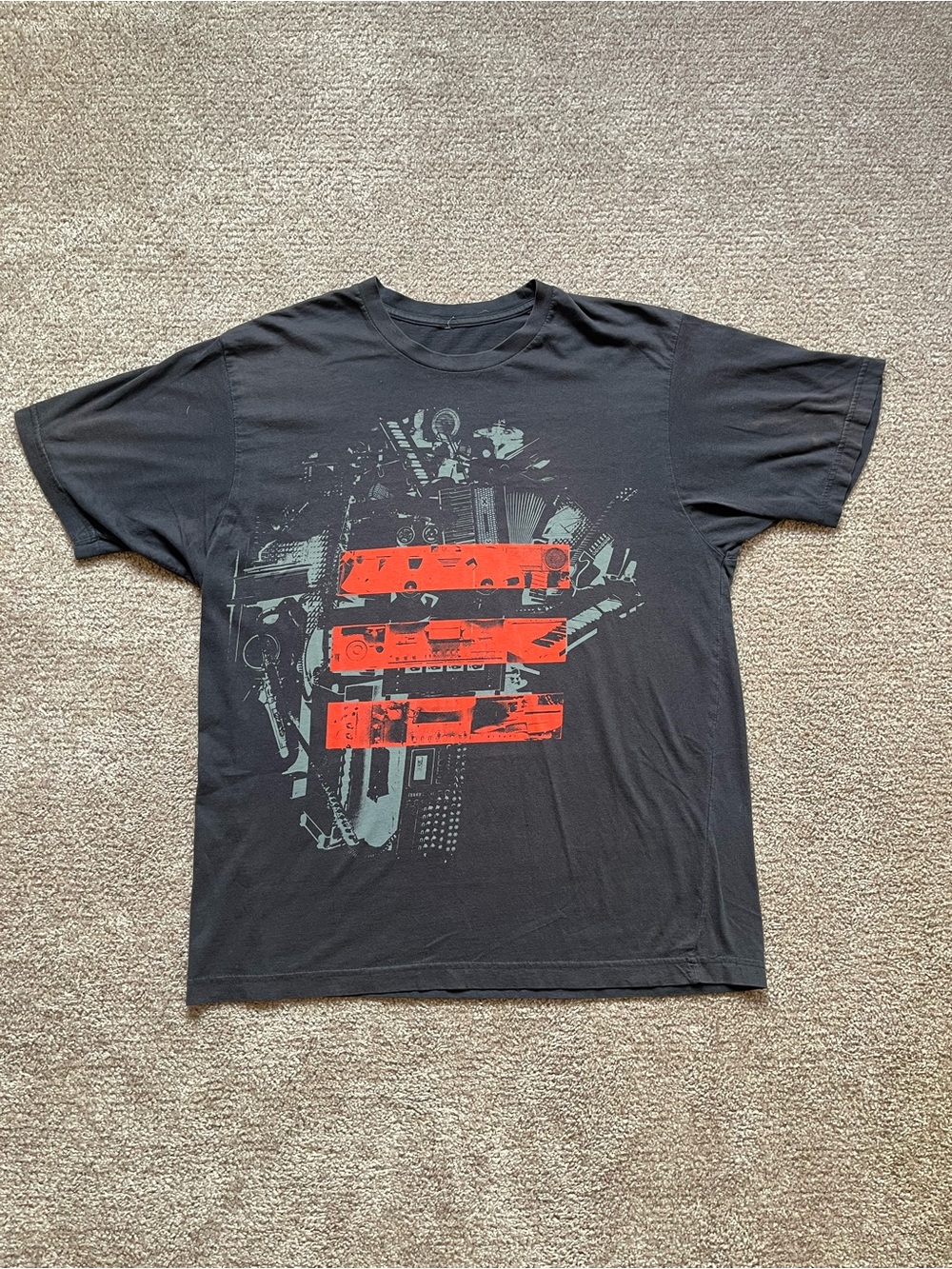 VTG ‘09 Jay-Z The Blueprint 3 Concert Tour Black Graphic Tee